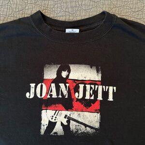 Joan Jett Black Graphic T-Shirt XL